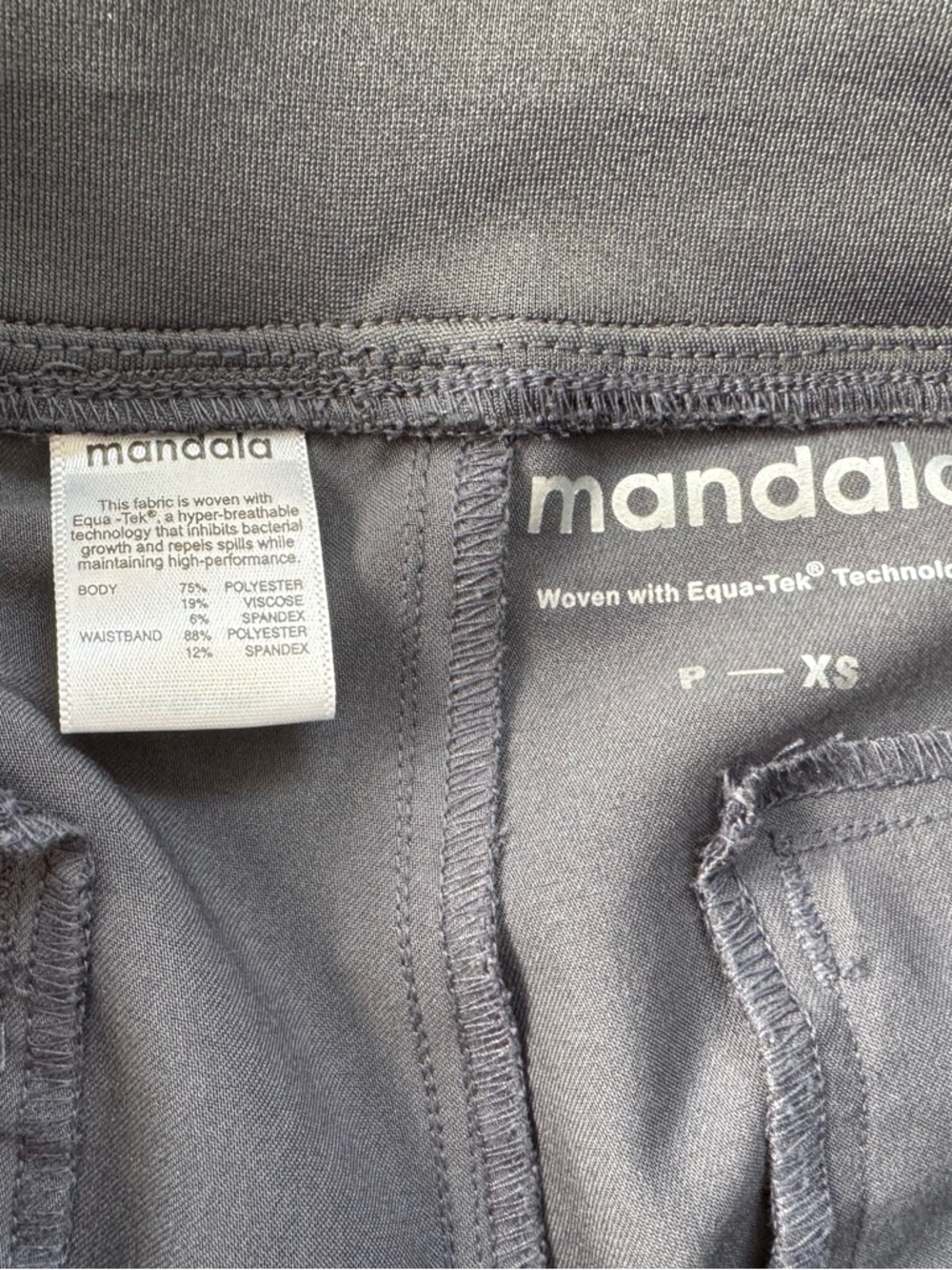 Mandala high waisted wide leg scrub pant XSP - Picture 3 of 5
